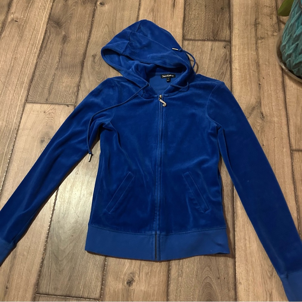 Juicy Couture Y2K Mcbling royal blue sweater - Picture 2 of 9